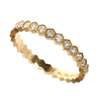Pre-owned Chaumet Pink Gold (18k) Band Ring ()