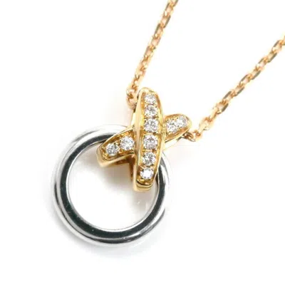 Pre-owned Chaumet Pink Gold (18k) Gold (18k) Necklace () In Multi