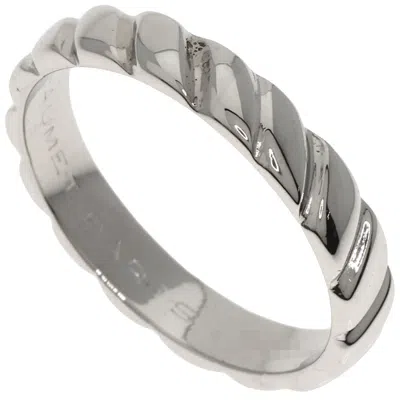 Pre-owned Chaumet Platinum 950 Band Ring () In Multi