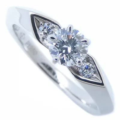 Pre-owned Chaumet Platinum 950 Band Ring () In Multi