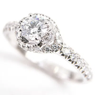 Pre-owned Chaumet Platinum 950 Band Ring () In Silver