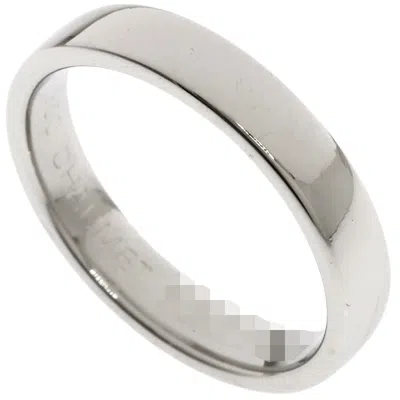 Pre-owned Chaumet Platinum 950 Band Ring ()