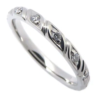 Pre-owned Chaumet Platinum 950 Band Ring ()