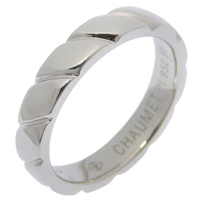 Pre-owned Chaumet Platinum 950 Band Ring ()