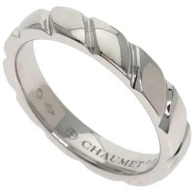 Pre-owned Chaumet Platinum 950 Band Ring ()