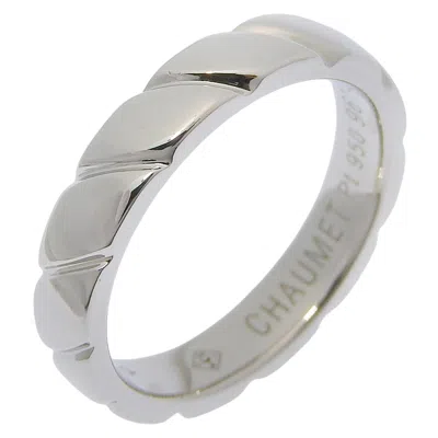 Pre-owned Chaumet Platinum 950 Band Ring ()