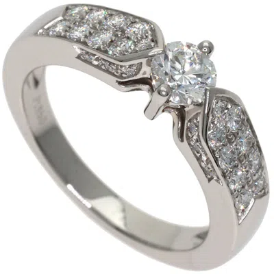 Pre-owned Chaumet Platinum 950 Band Ring ()