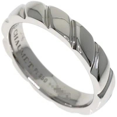 Pre-owned Chaumet Platinum 950 Band Ring ()