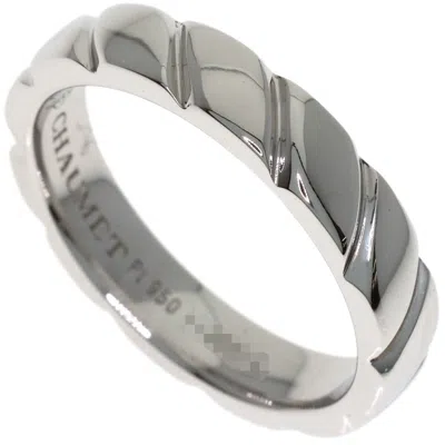 Pre-owned Chaumet Platinum 950 Band Ring ()