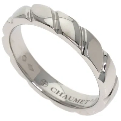 Pre-owned Chaumet Platinum 950 Band Ring ()