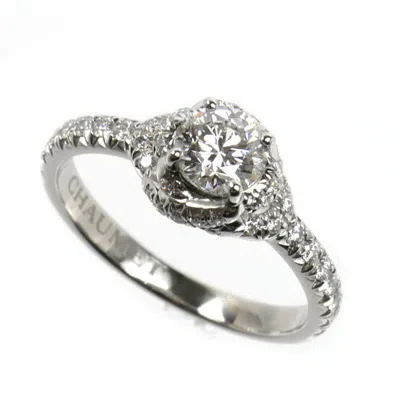 Pre-owned Chaumet Platinum 950 Band Ring ()