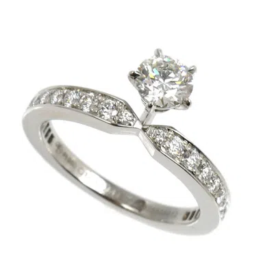 Pre-owned Chaumet Platinum 950 Band Ring ()