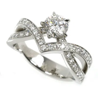 Pre-owned Chaumet Platinum 950 Band Ring ()
