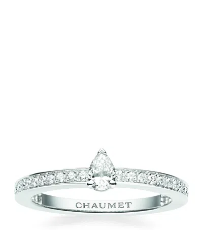 Chaumet Platinum And Diamond Joséphine Éclat D'éternit Ring In Metallic