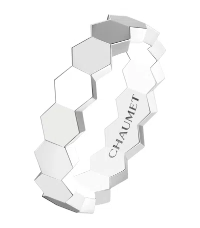 Chaumet Platinum Bee De  Ring In Metallic