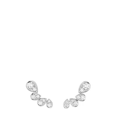 Chaumet White Gold And Diamond Joséphine Ronde D'aigrettes Earrings