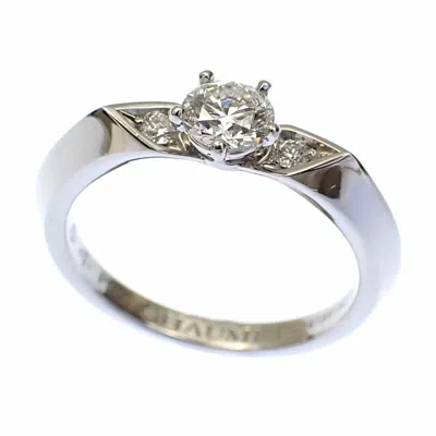 Pre-owned Chaumet Platinum Platinum 950 Band Ring () In Silver