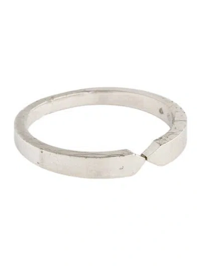 Pre-owned Chaumet Platinum Triomphe De Wedding Band In Multi