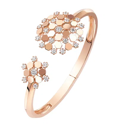 Chaumet Rose Gold And Diamond Bee My Love Bangle