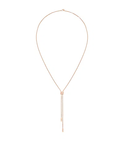 Chaumet Womens Rose Gold Bee My Love 18ct Rose-gold And 0.27ct Brilliant-cut Diamond Pendant Necklac