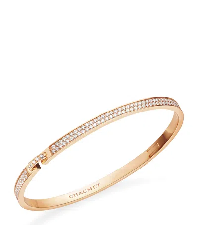 Chaumet Rose Gold And Diamond Liens Évidence Bracelet