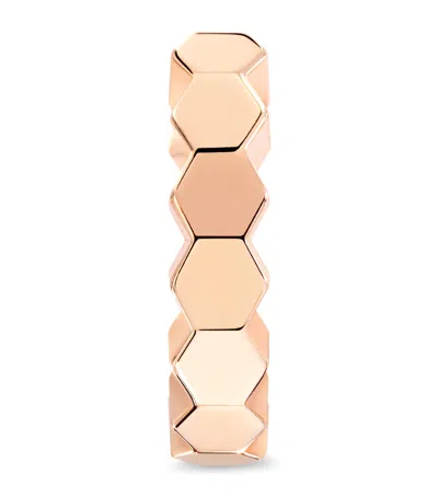 Chaumet Rose Gold Bee De  Single Huggie Hoop