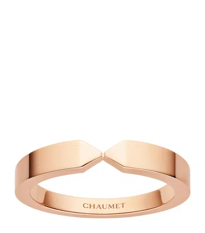 Chaumet Rose Gold Triomphe De  Wedding Band