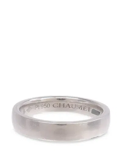 Pre-owned Chaumet Rubans Diamond Ring In Silver