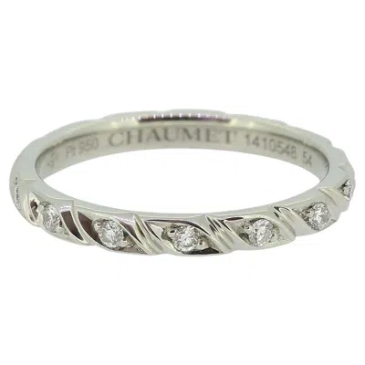 Pre-owned Chaumet Torsade De  Wedding Band Ring Size N (54) In Multi