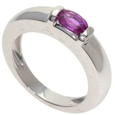 Pre-owned Chaumet White Gold (18k) Band Ring ()