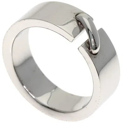 Pre-owned Chaumet White Gold (18k) Band Ring ()