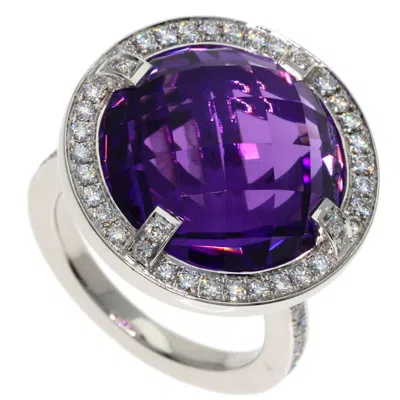 Pre-owned Chaumet White Gold (18k) Band Ring ()