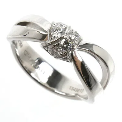 Pre-owned Chaumet White Gold (18k) Band Ring ()