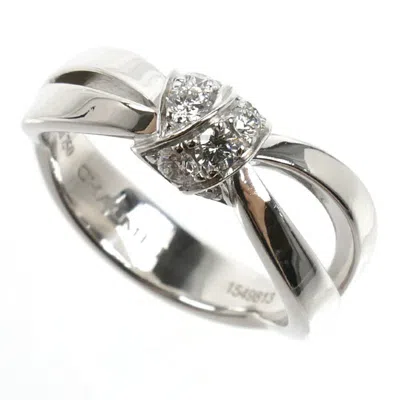 Pre-owned Chaumet White Gold (18k) Band Ring ()