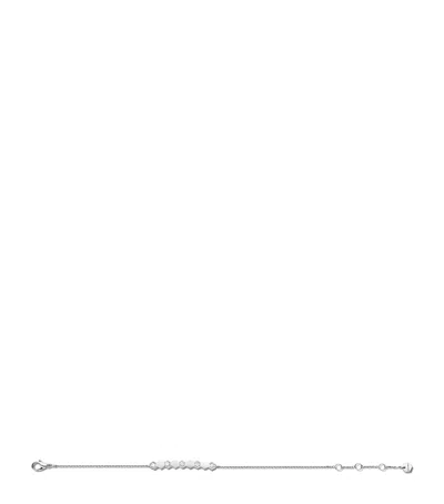 Chaumet White Gold And Diamond Bee My Love Bracelet In Metallic