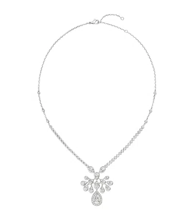 Chaumet White Gold And Diamond Joséphine Aigrette Impériale Pendant Necklace