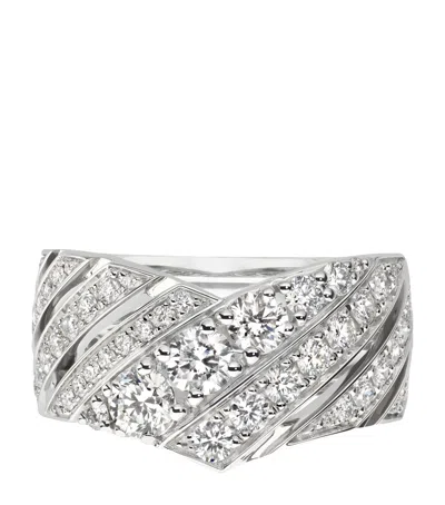 Chaumet White Gold And Diamond Joséphine Aigrette Ring