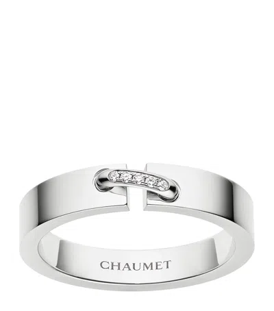 Chaumet White Gold And Diamond Liens Évidence Wedding Band