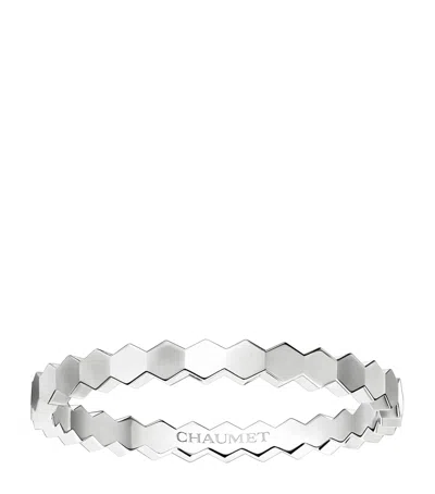 Chaumet White Gold Bee De  Ring In Metallic