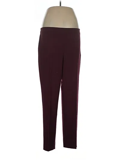 Pre-owned Chaus Active Pants In Burgundy