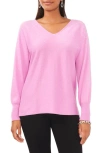 CHAUS BLING V-NECK SWEATER