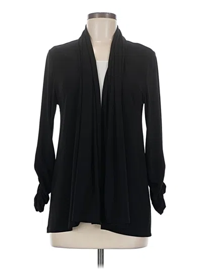 Pre-owned Chaus Cardigan Sweater In Black