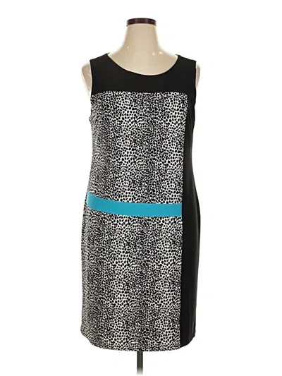 Pre-owned Chaus Casual Dress In Black