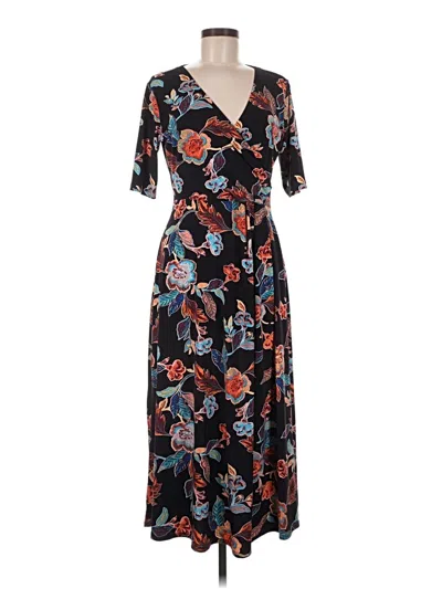 Pre-owned Chaus Casual Dress In Black