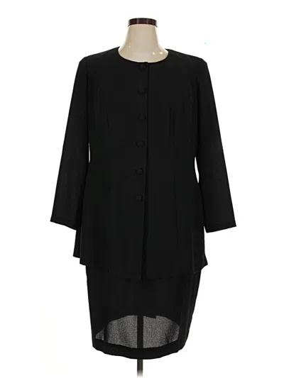 Pre-owned Chaus Casual Dress In Black