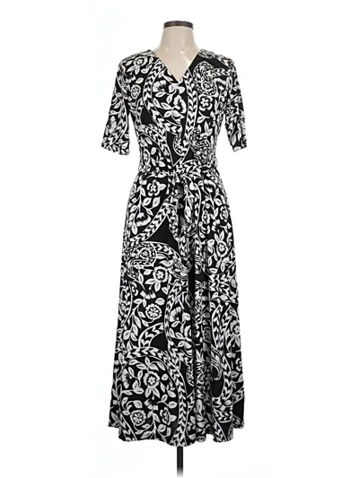 Pre-owned Chaus Casual Dress In Black