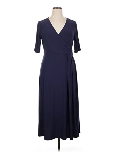 Pre-owned Chaus Casual Dress In Blue