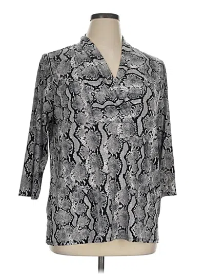 Pre-owned Chaus Casual Dress In Gray