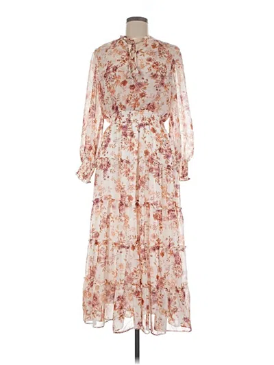 Pre-owned Chaus Casual Dress In Ivory