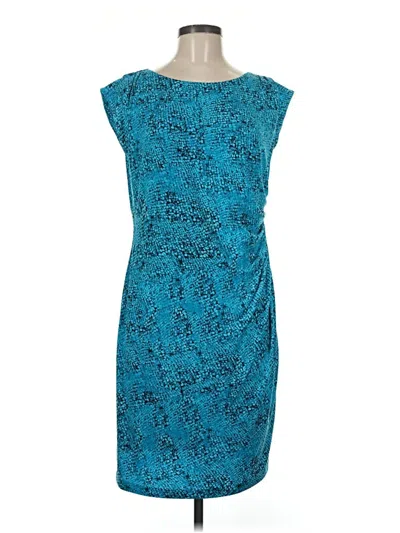 Pre-owned Chaus Casual Dress In Teal